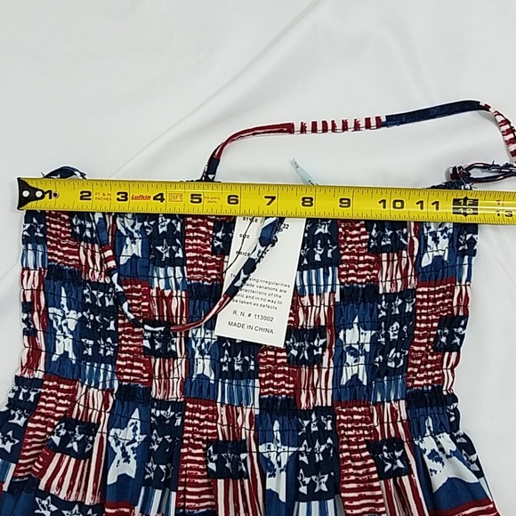 Star Spangled Cover-up Dress OSFM New - Picture 6 of 8